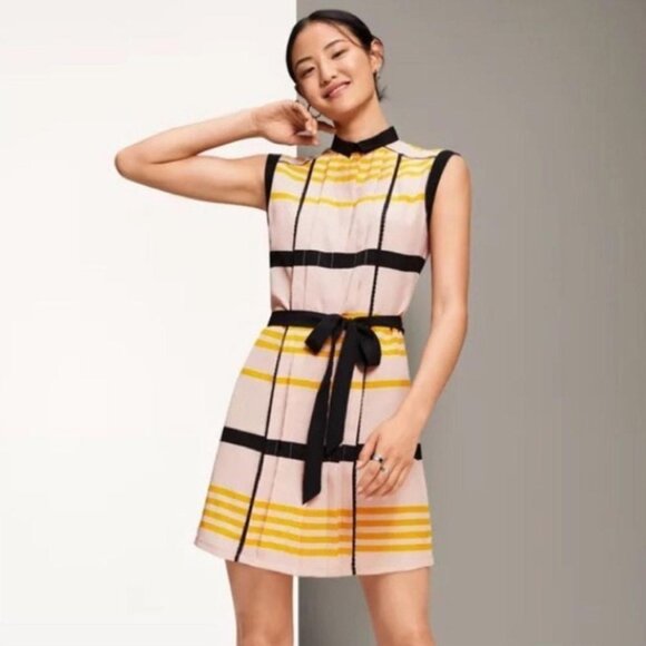 Jason Wu for Target Striped Pleated Button Up Dress - Picture 1 of 9